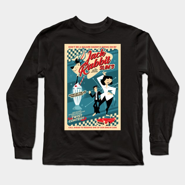 Jack Rabbit Slims Long Sleeve T-Shirt by CuddleswithCatsArt